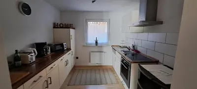 Küche/Küchenzeile in der Unterkunft Ferienwohnung Ilona