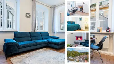 Ein Sitzbereich in der Unterkunft LiT LiVING - Luxus - Box SprIng - WH Old Town - Parking