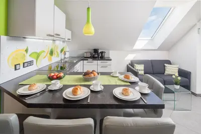 Essen in der Ferienwohnung oder in der Nähe