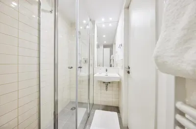 Ein Badezimmer in der Unterkunft Rosenberg Quartier