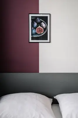 Ein Bett oder Betten in einem Zimmer der Unterkunft Exklusive Design Appartement BlackBerry Neubau
