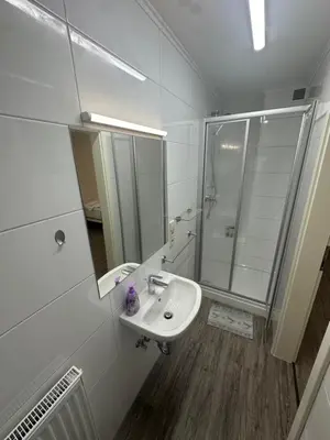 Ein Badezimmer in der Unterkunft Tolle FeWo direkt am Campus 24-7 Checkin
