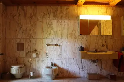 Ein Badezimmer in der Unterkunft Landhaus ideal 1