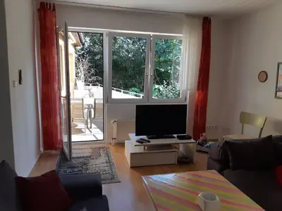 TV/Unterhaltungsangebot in der Unterkunft Ferienwohnung Antjes Odenwaldzauber