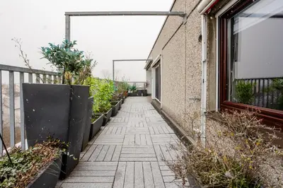 Das Gebäude in dem sich die Ferienwohnung befindet