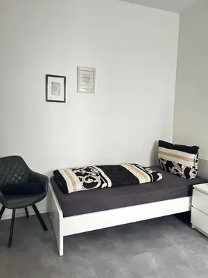 Ein Bett oder Betten in einem Zimmer der Unterkunft Apart das Ehrets