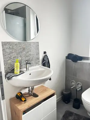 Ein Badezimmer in der Unterkunft Apart das Ehrets
