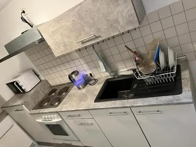 Küche/Küchenzeile in der Unterkunft 4 rooms Apartment Sweet home