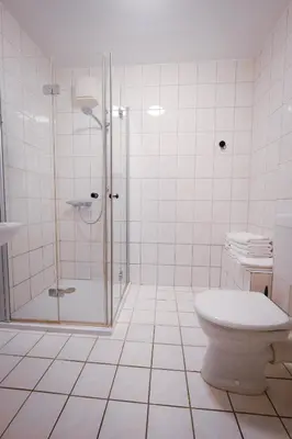 Ein Badezimmer in der Unterkunft Apartment 1