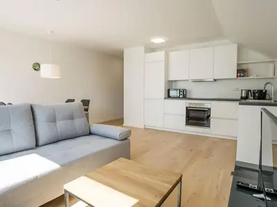 Küche/Küchenzeile in der Unterkunft Ferienwohnung Weissach