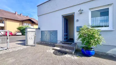 Das Gebäude in dem sich die Ferienwohnung befindet