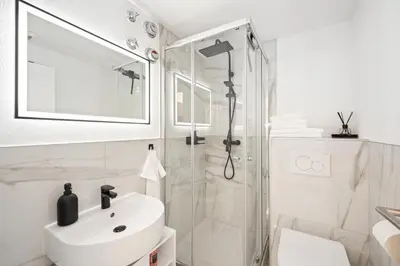 Ein Badezimmer in der Unterkunft Wanderparadies vor der Tür