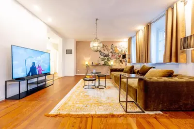 TV/Unterhaltungsangebot in der Unterkunft LIT LIVING Weinheim Altstadt - Boutique Apartments - Parking