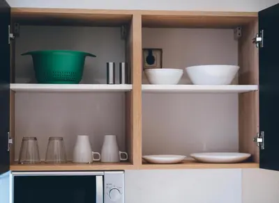 Küche/Küchenzeile in der Unterkunft Main Boardinghouse
