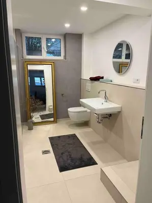 Ein Badezimmer in der Unterkunft Chic und gemütlich