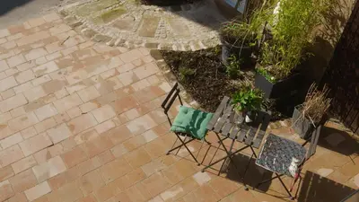 Ein Garten an der Unterkunft Boutique Ferienwohnung Schwalbenstall Uissigheim