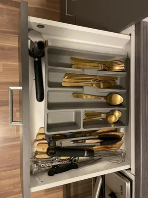 Küche/Küchenzeile in der Unterkunft Schöne Wohnung in Mannheim