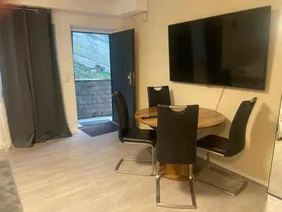 TV/Unterhaltungsangebot in der Unterkunft Ferienwohnung Panoramablick