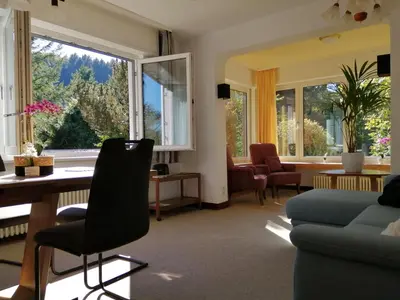 Ein Sitzbereich in der Unterkunft Home Relax 31