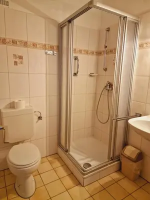 Ein Badezimmer in der Unterkunft Landhotel Neding