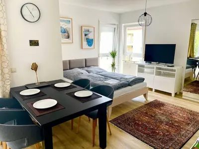 TV/Unterhaltungsangebot in der Unterkunft Sonniges Apartment in ruhiger und zentraler Lage