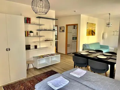 Küche/Küchenzeile in der Unterkunft Sonniges Apartment in ruhiger und zentraler Lage