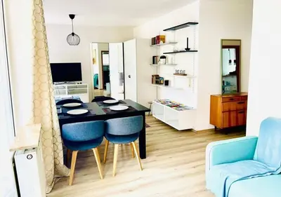 TV/Unterhaltungsangebot in der Unterkunft Sonniges Apartment in ruhiger und zentraler Lage