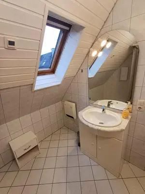 Ein Badezimmer in der Unterkunft APARTMENT / WOHNUNG IN HAIBACH