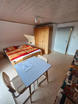 Ein Bett oder Betten in einem Zimmer der Unterkunft Naturfreundehaus