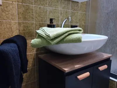 Ein Badezimmer in der Unterkunft Ankommen und wohlfühlen 2