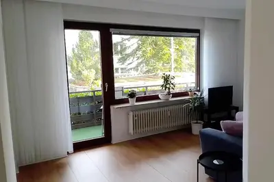 Ein Sitzbereich in der Unterkunft Ankommen und Wohlfühlen