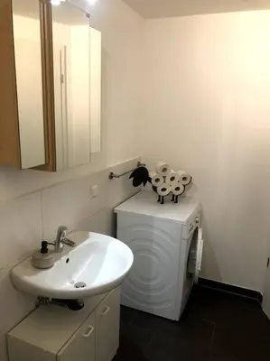 Ein Badezimmer in der Unterkunft Wohnung in gehobener Lage