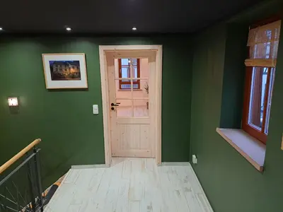 Grundriss der Unterkunft Gästehaus Merlin mit Saunabereich