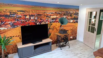 TV/Unterhaltungsangebot in der Unterkunft Gästehaus Merlin mit Saunabereich