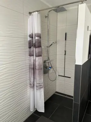 Ein Badezimmer in der Unterkunft Ferienwohnung im Geyserhof