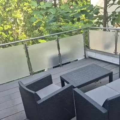 Volkspark-3-Zimmer-Wohnung-4 Betten-Mainz