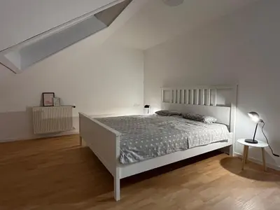 Ein Bett oder Betten in einem Zimmer der Unterkunft Ferienwohnung Mooi