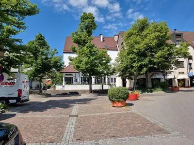Das Gebäude in dem sich das Hotel befindet