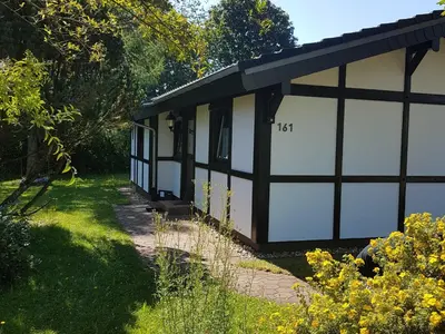 Ein Garten an der Unterkunft Ferienhaus Robinson Romantikpfad 161
