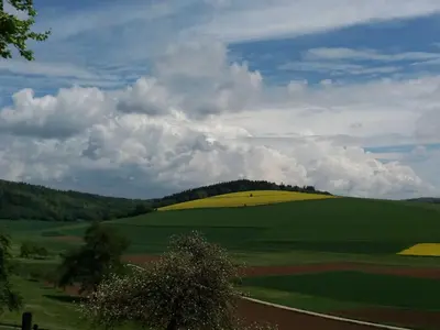 Naturlandschaft in der Nähe des Ferienhauses