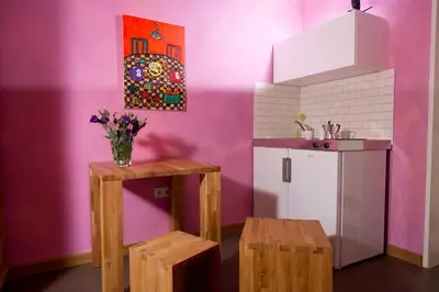 Küche/Küchenzeile in der Unterkunft Heidelberg ROOMS