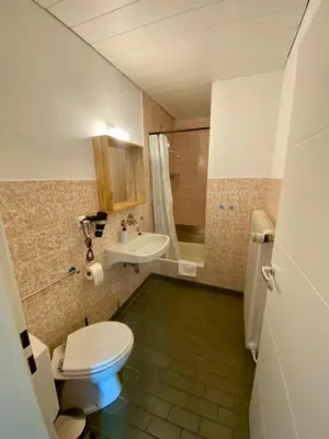 Ein Badezimmer in der Unterkunft Gemminger Gasthaus