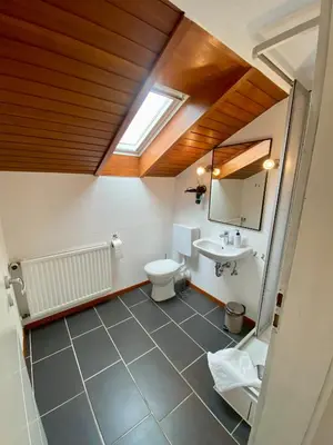 Ein Badezimmer in der Unterkunft Gemminger Gasthaus