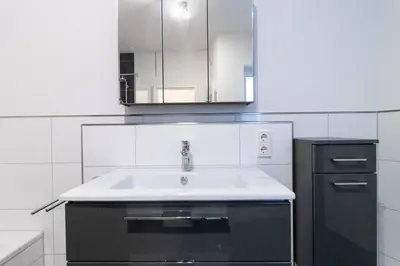 Ein Badezimmer in der Unterkunft 200m² Wohnung mit 6 Schlafzimmer