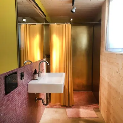 Grundriss der Unterkunft Burgstrasse Apartment Ost mit Garten und Sauna