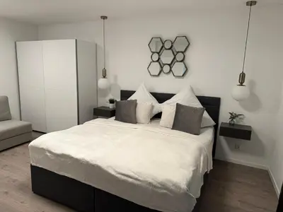 Ein Bett oder Betten in einem Zimmer der Unterkunft The perfect room