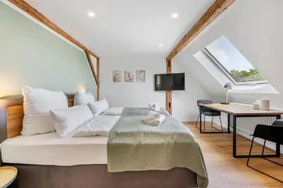 Ein Bett oder Betten in einem Zimmer der Unterkunft Sali Homes - Neuenstadt am Kocher
