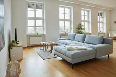 Ein Sitzbereich in der Unterkunft IDEE Living: Design-Apartment- Netflix - 6 Pers