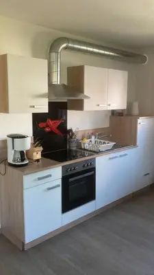 Küche/Küchenzeile in der Unterkunft Ferienwohnung Christel