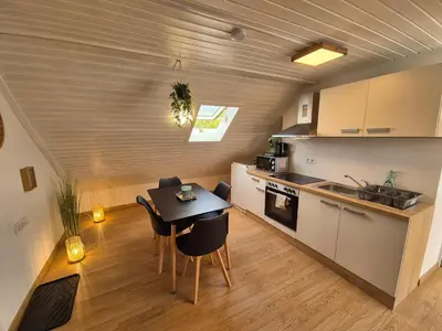 Küche/Küchenzeile in der Unterkunft Apartment in Vaihingen an der Enz - Horrheim